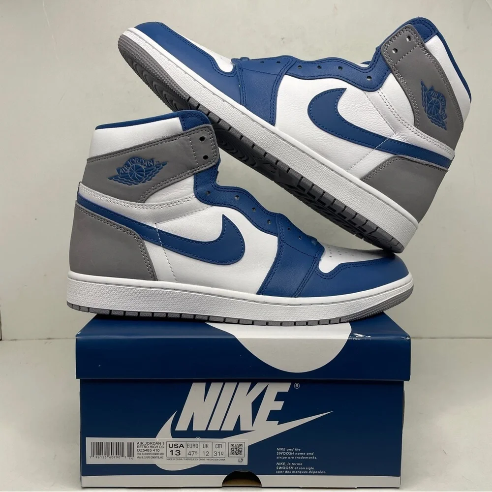 Nike Air Jordan 1 Retro High OG “True Blue” 2023 - Picture 1 of 4